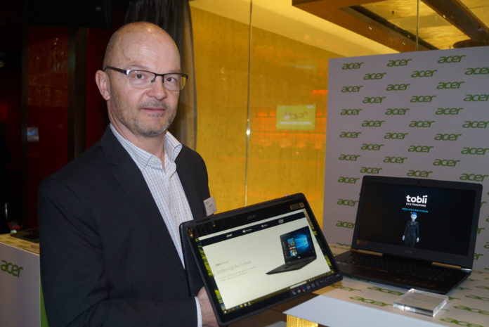 Thomas Berli, Country Manager von Acer Switzerland präsentierte Mitte März das neueste Produkt-Portfolio - just von der CES in Las Vegas ins Casino Zürich.