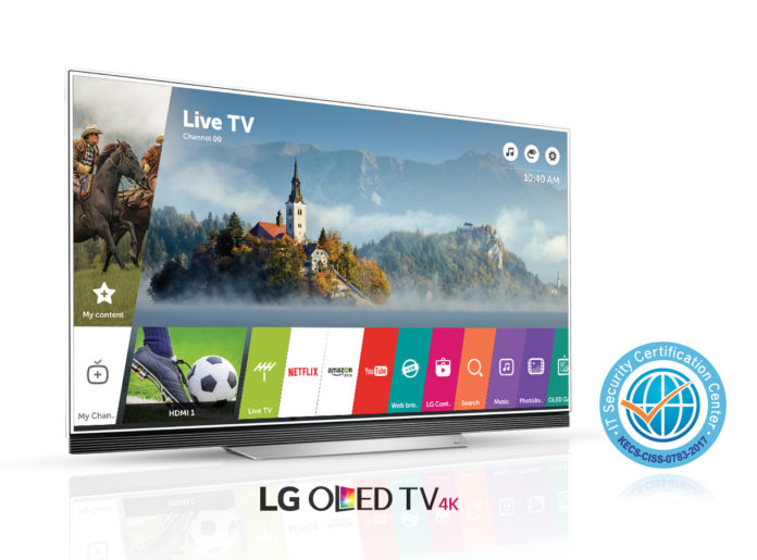LGs webOS 3.5 Smart TV Plattform wurde mit dem Common Criteria (CC) Zertifikat für seine erweiterte Application Security Solution Version 1.0-Software ausgezeichnet. Das Zertifikat ist eine von vielen international anerkannten Auszeichnungen.