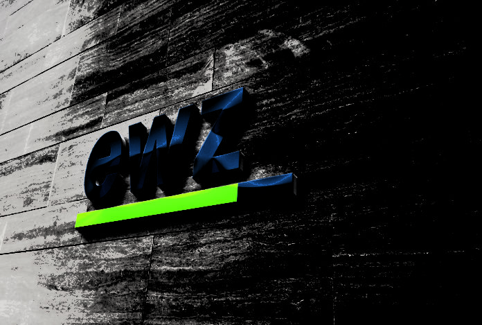 EWZ-Logo auf Gebäudewand
