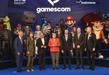 Merkel eröffnet gamescom Gamescom-Eröffnung mit Bundeskanzelerin Merkel