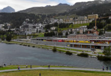 Neuer Bahnhof St. Moritz eröffnet Eröffnung des Bahnhofs St. Moritz