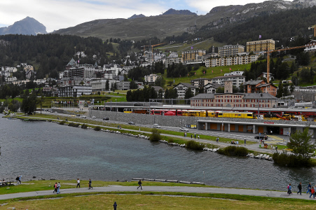 rhb_stmoritz Eröffnung des Bahnhofs St. Moritz