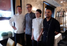 David Krüger neuer Chefkoch im Restaurant OPERA David Krüger mit Küchen-Crew
