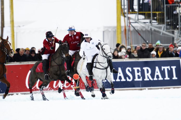 Reiter am Polo World Cup in St. Moritz