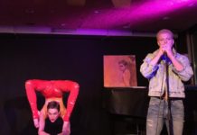 Ausnahmetalent in Buchform: „NINA BURRI – Body in Motion“ Nina Burri in motion mit Sänger Lucas Fischer