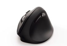 Hama präsentiert Ergo-Maus im Hochformat Computer-Maus von Hama