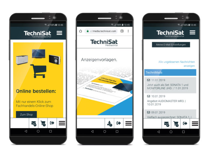 Die TechniSat App für den Fachhandel