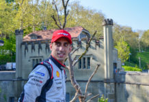 ABB FIA Formel E mit Buemi & Co. in Bern Sebstian Buemi vor dem Bärengraben in Bern