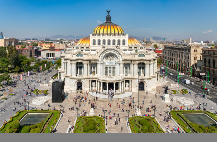 Palast i Mexico-City