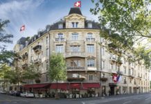 Hotel Ambassador und Opera setzen auf myclimate Aussenansicht Hotel Ambassador Zürich.