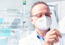 TechniSat produziert auch (zertifizierte) Schutzmasken