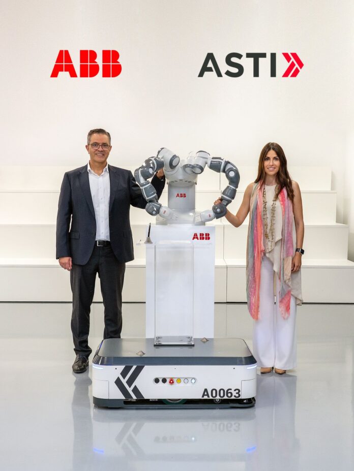 Sami Atiya und ASTI CEO Veronica Pascual Boé (Source: ABB).