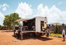 Mobiler Internetzugang für Flüchtlingssiedlung Quelle: ALSO