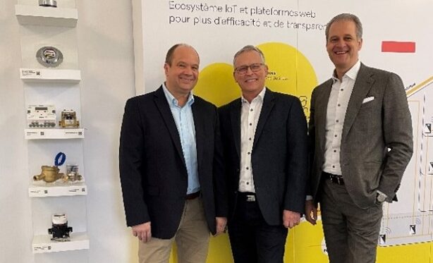 Oliver Schlottmann, technischer Verkaufsberater, Marc Vuilleumier, Directeur régional Westschweiz, und Patrik Lanter, CEO der NeoVac Gruppe, in der neuen Niederlassung in Meyrin GE (von links). Quelle: NeoVac.