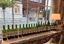 Vertikaldegustation Château de Pez