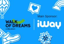 Walk of Dreams mit Hauptsponsor iWay