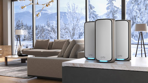 Die Orbi 970 Serie von NETGEAR setzt neue Massstäbe für ein vernetztes Zuhause von heute und morgen. Quelle: Netgear.