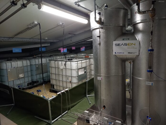 Foto: Demonstrationsanlage der SeasON in der Tierkörpersammelstelle der Stadt Frauenfeld