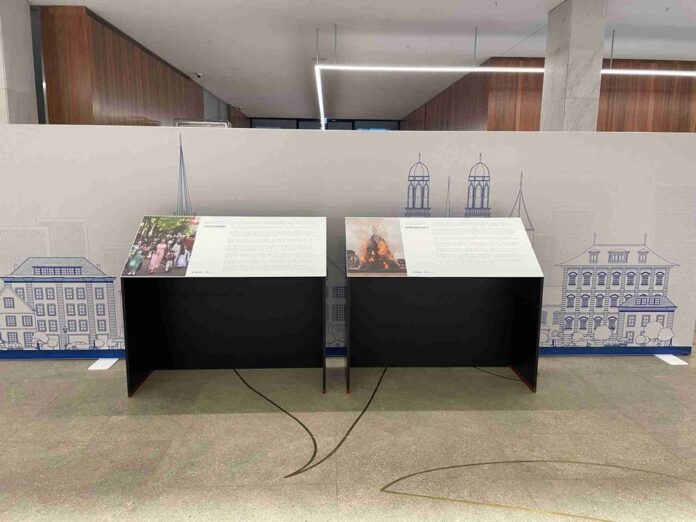 boegg Braille-Beschreibungen ergänzen die Relief-Fotografien und ermöglichen blinden und sehbeeinträchtigten Menschen ein multisensorisches Kunsterlebnis. Quelle: Canon.