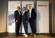 Elektromobilität 2025: Zeichen für die Zukunft Foto Lea Moser: e-Konferenz 2025, die Direktoren: Michael Frank (Direktor VSE), Krispin Romang (Direktor Swiss eMobility), Thomas Rücker (Direktor auto-schweiz); v.l.n.r.