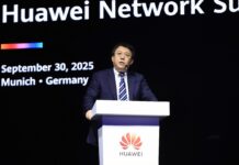 Was Huawei an ihrem Network Summit vorstellte Jim Lu, Senior Vice President & President of the European Region at Huawei, anlässlich seiner Rede am Network Summit in München. Quelle: Huawei.