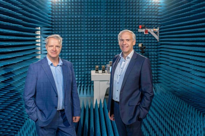 Prof. Dr. Holger Boche, Leiter der Initiative 6G-life und Prof. Dr. Wolfgang Kellerer, Leiter des 6G. Quelle: Andreas Heddergott / TUM