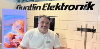 LED für den Outdoor- und Indoor-Bereich Ivan Cibola am Guntlin-Stand. Quelle: Insidenews.