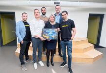 UMB als erster Cisco Managed Service Practice Maturity Expert der Schweiz ausgezeichnet vlnr: Chris Kaiser, Colman Finnin, Noam Suisa, Nadine Amrein (CISCO), Leotrim Assllani, Marko Bogos