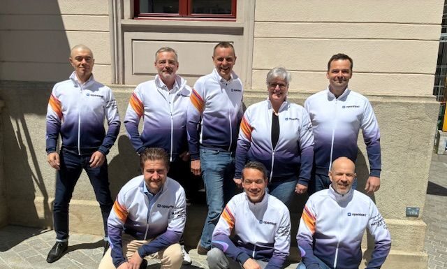 OpenText ist Partner der National Summer Games Zug 2026 Das Team von OpenText an den National Summer Games Zug 2026 . Quelle: zVg.