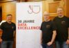 in-factory: Drei Jahrzehnte Erfahrung im Wandel der Datenwelt Gerald Weber, Carsten Schlotmann und Erich Schlotterer (v.l.); Bild: zvg
